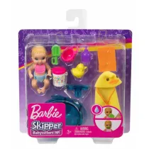 Barbie Lalka dziecko + akcesoria HBP34 Mattel