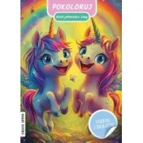 Pokoloruj dzie jednoroca Luny
