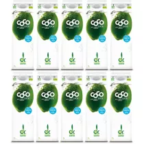 Coco Dr. Martins Woda kokosowa naturalna Zestaw 10 x 1 l Bio