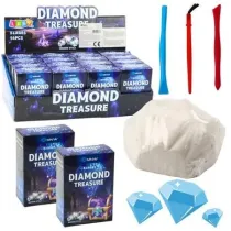 Zestaw kreatywny wykopaliska diamentw Leantoys