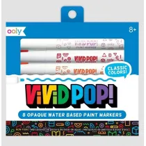 Ooly Markery Akrylowe Vivid Pop! Klasyczne Kolory 8 szt