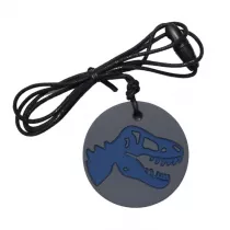Jellystone Designs Gryzak terapeutyczny, dinozaur, szary