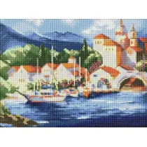 Ideyka Diamentowa mozaika - U podn�a g�r 30x40cm