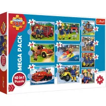 Puzzle 10w1 Poznaj ekip Straaka Sama Trefl