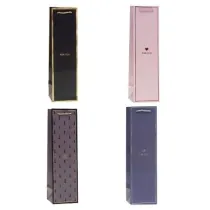 Torebka ozdobna na butelk� 11x38x11cm mix ROZETTE