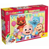 Puzzle podogowe dwustronne 24 el. Warzywa Lisciani
