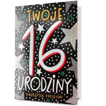 Karnet okazjonalny B6 z kopert� 16 Urodziny PAN DRAGON STAR-145