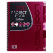 CoolPack Koobrulion B5 Red kratka 100 kartek