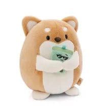 NICI 61152 Maskotka Pies Hiro 16cm z herbat bbelkow w pudeku prezentowym MyMochi