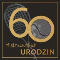 Art Nuvo Karnet kwadrat 60 urodziny m�skie CF-04