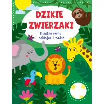 Dzikie zwierzaki. Ksi��ka pe�na naklejek i zada�
