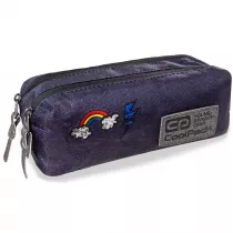 CoolPack Pirnik saszetka podwjna prostoktna Edge Sparkling Badges Jeans