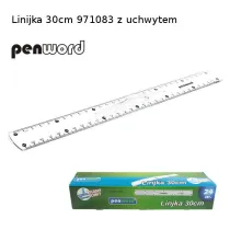 Penword Linijka aluminiowa z uchwytem 30cm