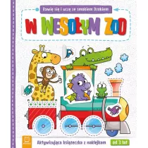 Bawi si i ucz ze smokiem Dokiem. W wesoym zoo. Aktywizujca ksieczka z naklejkami od 3 lat