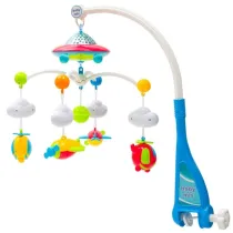Karuzelka plastikowa z projektorem + pilot nieb Baby Mix