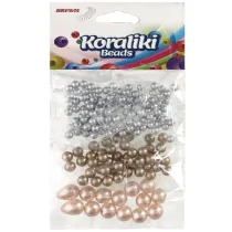 Koraliki do nawlekania 3 kolory 36g Brewis