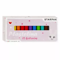Plastelina 12 kolor�w Rabbit STARPAK 536771 12 szt.
