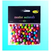Galeria Hobby Koraliki okr�g�e kolorowe 8mm, 40g