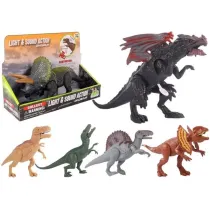 Dinozaur figurka ryczy i �wieci mix