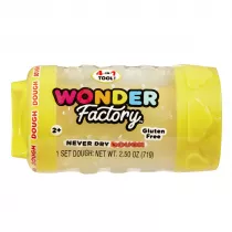 Wonder Factory Never Dry Dough Singles - Yellow Mga Entertainment
