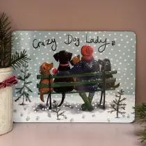 Alex Clark Podkadka pod talerz Crazy Dog Lady Psiara wita