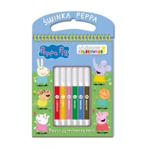 Peppa Pig Ulubione kolorowanki 1 Peppa i jej malowany �wiat