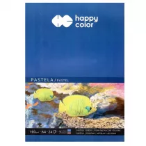 Happy Color Blok do pasteli A4, 24 ark, 3 kol, 160g 160 g 24 kartki