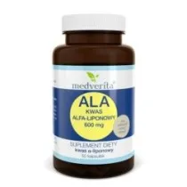 Medverita ALA 600 mg Kwas alfa-liponowy Suplement diety 50 kaps.
