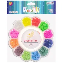 Koraliki gumowe 8mm, �y�ka 30m, no�yczki Aliga