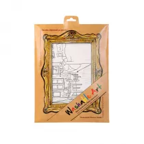 Funny Mat White - Vincent van Gogh, Pok�j w Arles. Mata do kolorowania wielokrotnego u�ytku Strigo