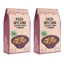 Dania Babci Zosi Kasza gryczana z grzybami, cebulk i tymiankiem Zestaw 500 g