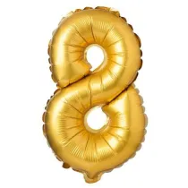 Arpex Balon foliowy matowy z�oty 8 69cm