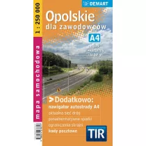 Opolskie dla zawodowcw TIR mapa dla zawodowcw