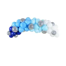 Girlanda balonowa niebieska 200cm 60szt