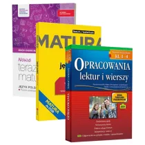 Pakiet Matura 2026: Nowa Teraz matura. J�zyk polski. Zbi�r zada� maturalnych. Matura pisemna. Poziom podstawowy i rozszerzony, J�zyk polski. Egzamin ustny. Repetytorium maturalne, Opracowania lektur i wierszy