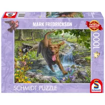 Puzzle 1000 el. PQ Mark Fredrickson Spacer z psem Schmidt