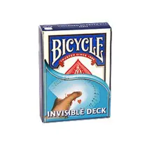 Bicycle Invisible Deck, karty do gry, niebieskie