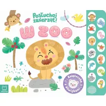W zoo Posuchaj zwierzt Ksieczka z dwikami
