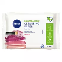 Nivea Biodegradable Cleansing Wipes biodegradowalne �agodz�ce chusteczki do demakija�u 25 szt.