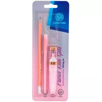 Zestaw pi�mienniczy pastelowy Astrapen Rose Gold 3 el. - d�ugopis �elowy + zakre�lacz + o��wek