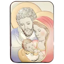 Obrazzek �wi�ta Rodzina - srebro 7cm/5cm