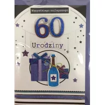 Karnet Urodziny B6 Premium 61 + koperta