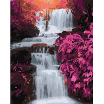 Ideyka Malowanie po numerach. Wodospad 40 x 50 cm