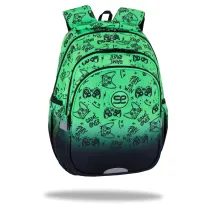 Patio Plecak szkolny Coolpack Jerry Game Over Gradient Green