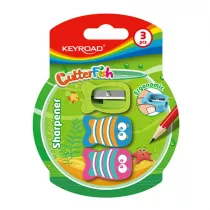 Keyroad Temperwka pojedycza plastikowa Cutter Fish 3 szt.