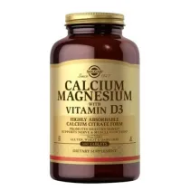 Solgar Wap, Magnez z witamin D3 - Calcium Magnesium with Vitamin D3 Suplement diety 300 tab.