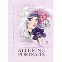 Kolorowanka kreatywna A4 Portraits fioletowa