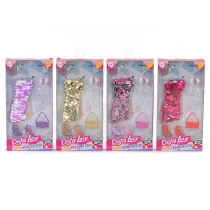 Suknia dla lalki 29cm z butami i torebk MIX Adar