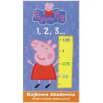 Bajkowa akademia 123 �winka Peppa zestaw ksi��ek edukacyjnych
