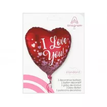 Amscan Balon foliowy Rose Gold Hearts